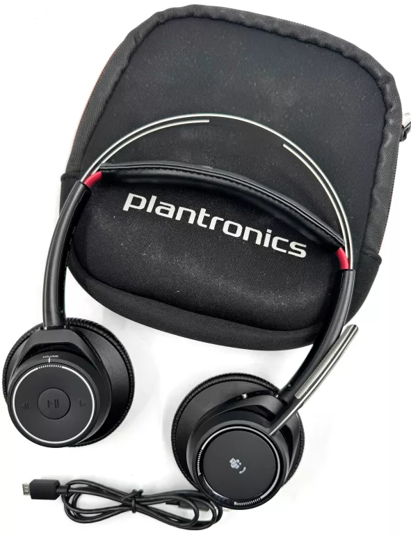 PLANTRONICS VOYAGER FOCUS B825-M + KABEL MICROUSB + ETUI