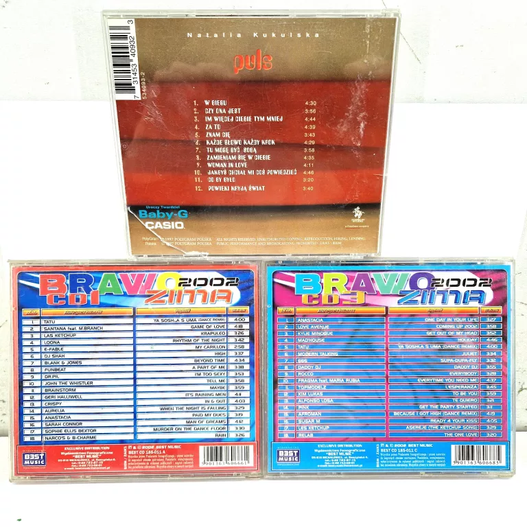 ZESTAW PŁYT AUDIO CD