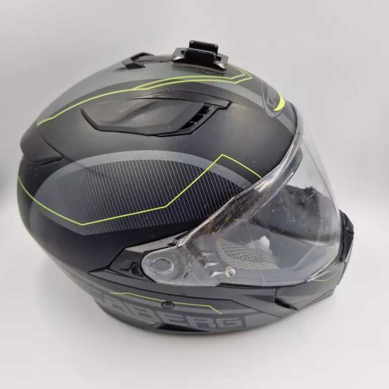 KASK CABERG JACKAL SUPRA CZARNO ŻÓŁTY ROZM: S