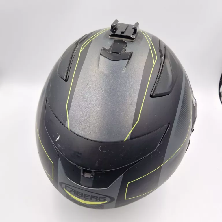 KASK CABERG JACKAL SUPRA CZARNO ŻÓŁTY ROZM: S