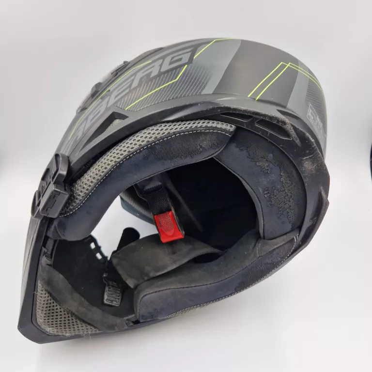 KASK CABERG JACKAL SUPRA CZARNO ŻÓŁTY ROZM: S