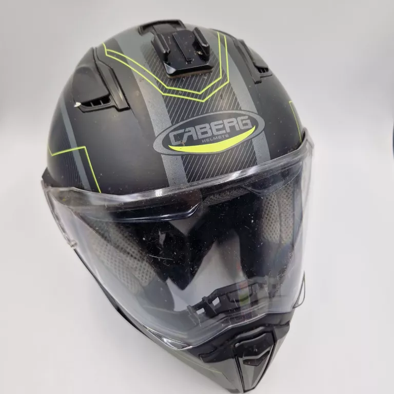 KASK CABERG JACKAL SUPRA CZARNO ŻÓŁTY ROZM: S