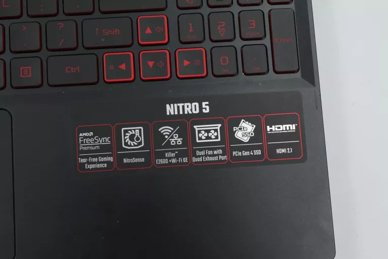 LAPTOP LAPTOP GAMINGOWY ACER NITRO 5 KOMPLET GW. STAN BDB