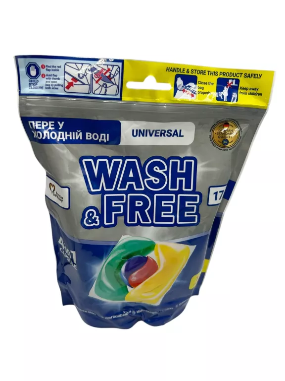 KAPSUŁKI WASH FREE 15+2