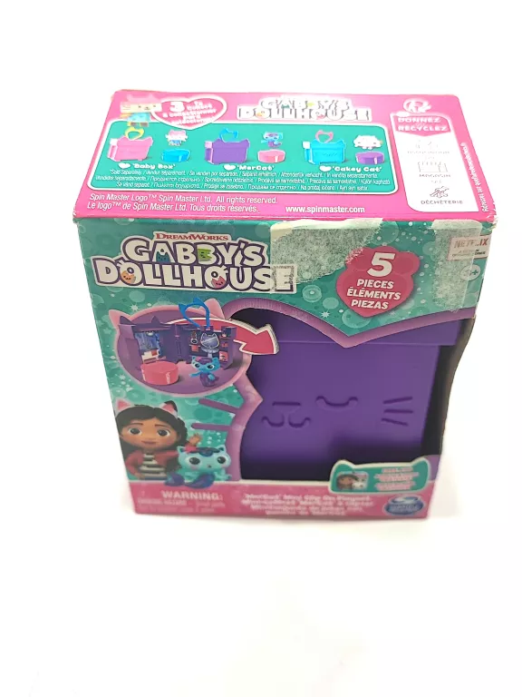 KOCI DOMEK GABI GABBYS' DOLLHOUSE FIOLETOWY