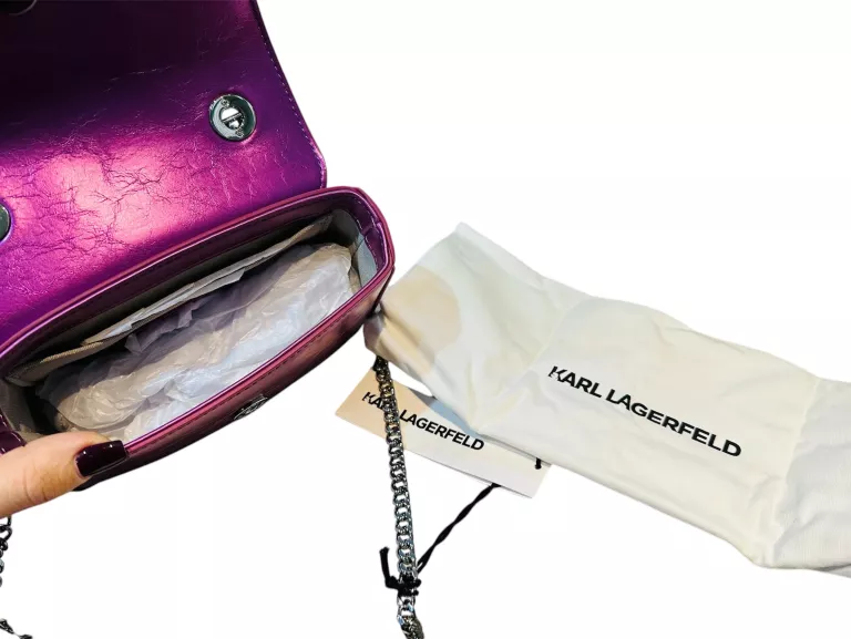 TOREBKA KARL LAGERFELD FIOLETOWA 24TW4007