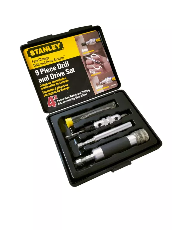 STANLEY  9 PIECE DRILL AND DRIVE SET