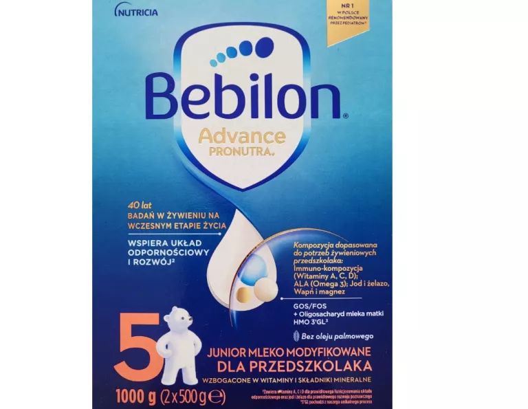 BEBILON 5 PRONUTRA ADVANCE JUNIOR DLA PRZEDSZKOLAKA 1000 G 02/08/2025