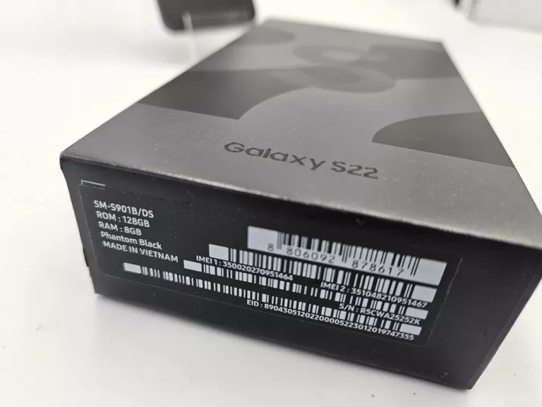TELEFON SAMSUNG GALAXY S22 SM-S901B/DS 8/128 BLACK
