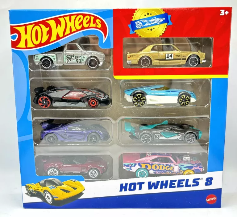 HOT WHEELS 8 PACK HPV78-N0715 RÓŻOWY DODGE