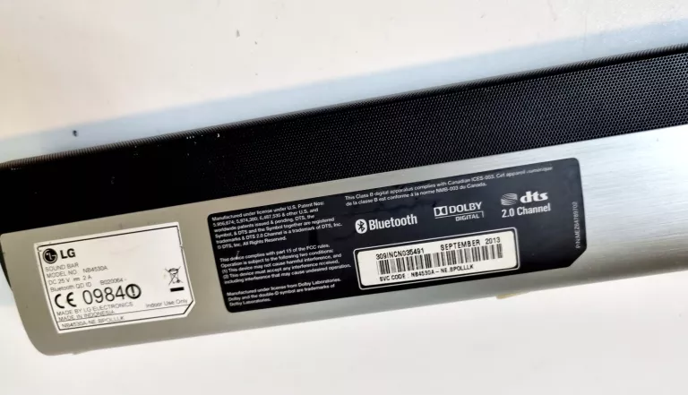 SOUNDBAR LG NB4530A + SUBWOOFER