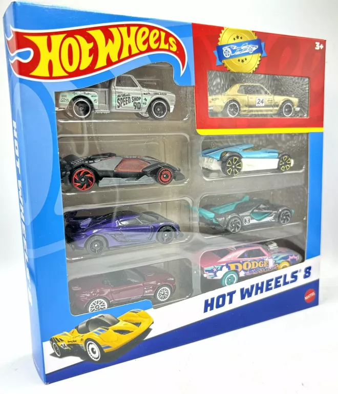 HOT WHEELS 8 PACK HPV78-N0715 RÓŻOWY DODGE