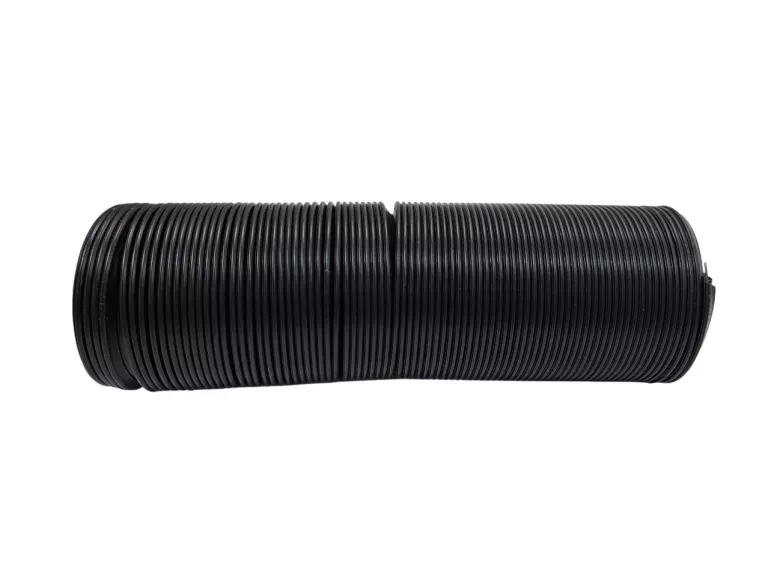 PLASTIKOWA RURA Z HARMONIJKĄ CZARNA