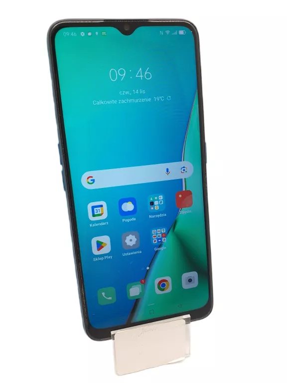 SMARTFON OPPO A9 2020 4/128GB 6.5" NIEBIESKI, EXTRA STAN!