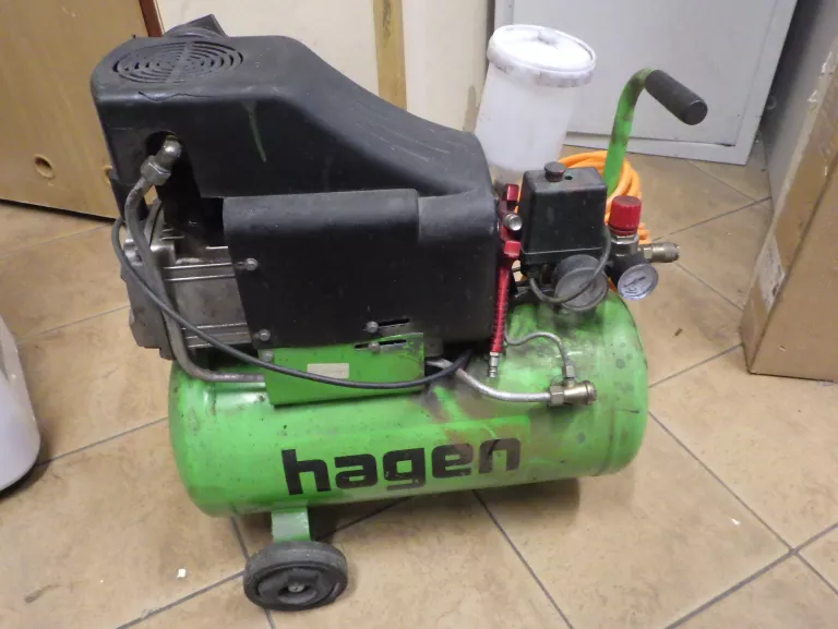 KOMPRESOR HAGEN 25L + PISTOLET