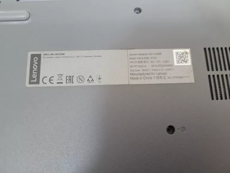 LAPTOP IDEAPAD 330-15ARR MODEL 8102 8GB