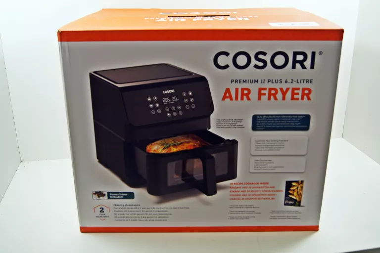 FRYTKOWNICA BEZTŁUSZCZOWA COSORI PREMIUM Z SZYBĄ 1700W 6,2L CZARNA