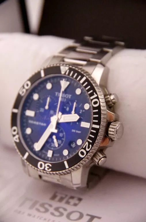 MEGA MĘSKI TISSOT SEASTAR 1000 CHRONOGRAPH T120.417.11.041.01 DAWCA CZĘSCI