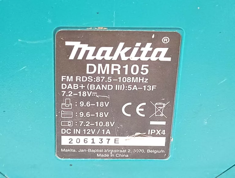 RADIO BUDOWLANE MAKITA DMR105
