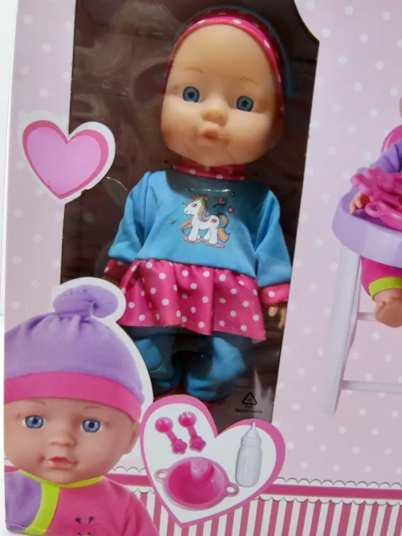 LALKA BOBAS BABY MIA Z AKCESORIAMI