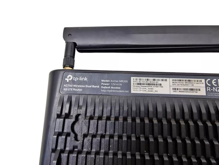 ROUTER NA KARTĘ SIM (NANOSIM) 4G LTE TP-LINK ARCHER MR200 AC750