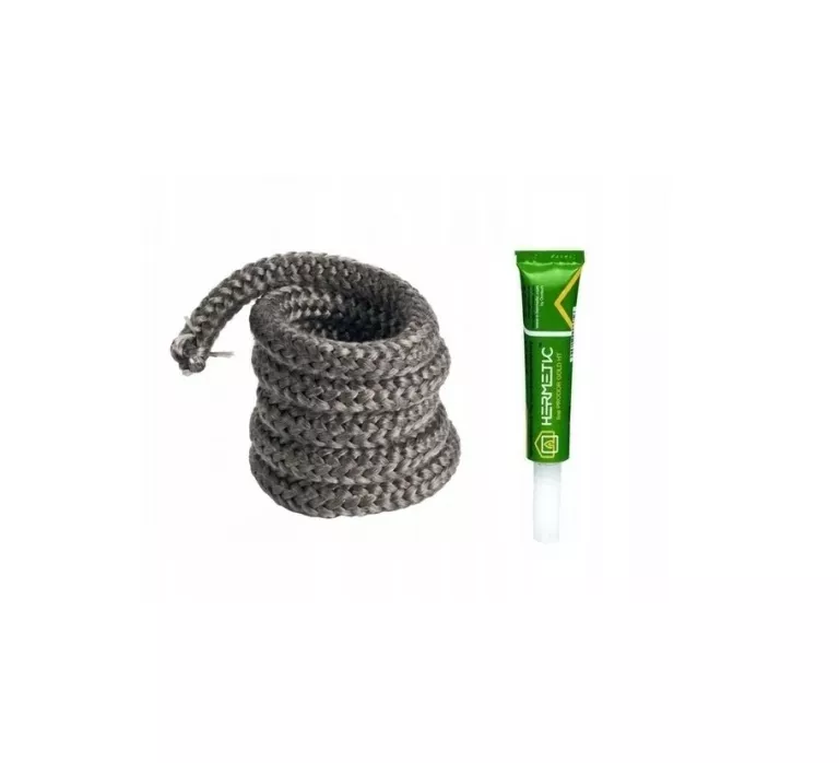 ZESTAW NAPRAWCZY DO KOMINKA SZNUR 6MM+KLEJ