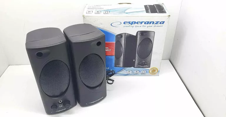 GŁOŚNIKI ESPERANZA TEMPO MULTIMEDIA STEREO SPEAKERS 2.0