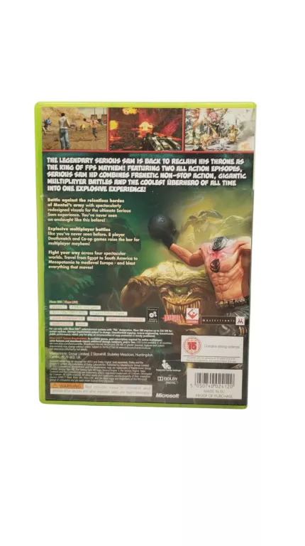 GRA SERIOUS SAM HD THE FIRST AND SECOND ENCOUNTERS XBOX 360