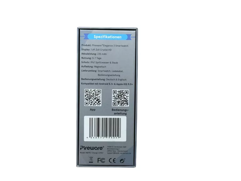 SMARTWATCH PIREWARE ELEGANCE 3 [240718009]