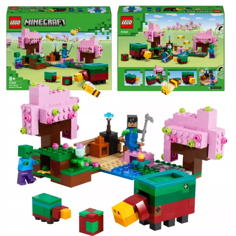 LEGO MINECRAFT 21260 WIŚNIOWY OGRÓD SUNNY ZOMBIE