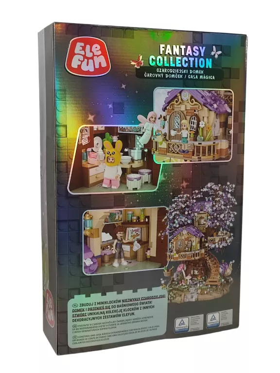 KLOCKI ELEFUN FANTASY COLLECTION ZIMOWY DOMEK MINI KLOCKI 4369 ELEMENTY