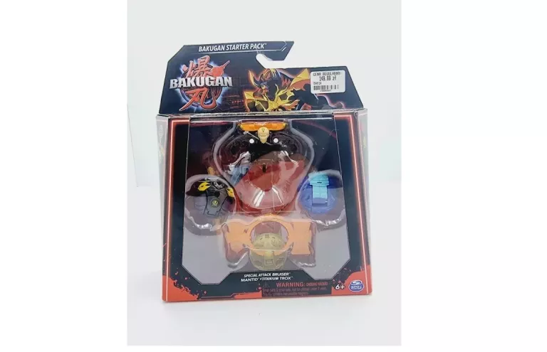 SPIN MASTER FIGURKI BAKUGAN 3.0 ZESTAW STARTOWY STAN IDEAŁ