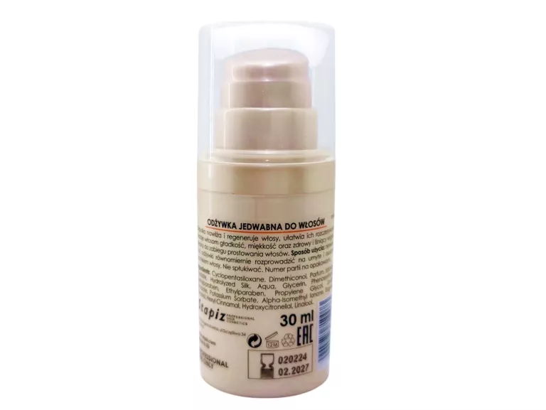 STAPIZ ODŻYWKA "SLEEK SILK" JEDWAB DO WŁOSÓW 30ML