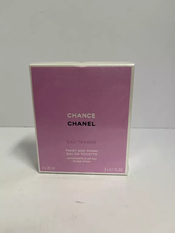 CHANEL CHANCE EAU TENDRE EDT 3X20ML TWIST AND SPRAY