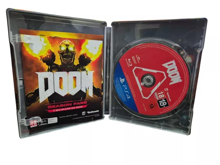 GRA NA PS4 DOOM STEELBOOK IGŁA!