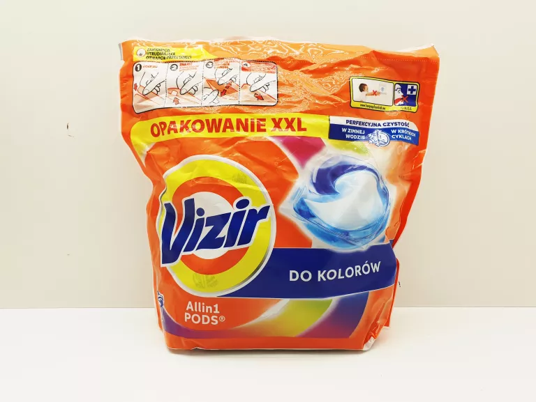 KAPSUŁKI DO PRANIA VIZIR ALL IN 1 PODS KOLOR 50SZT