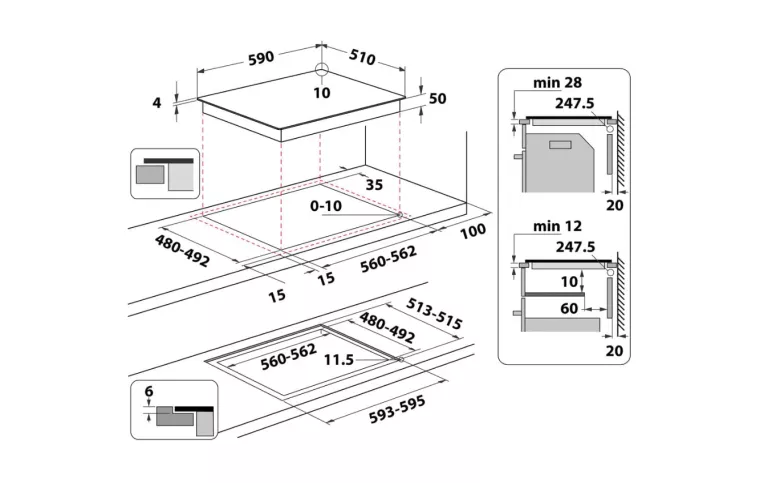 PŁYTA INDUKCYJNA WHIRLPOOL WB S0060 NE / !