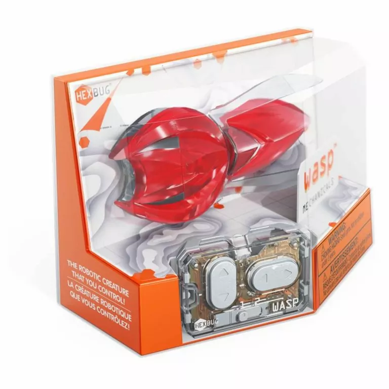 DOSKONAŁY HEXBUG WASP ROBOTYCZNA OSA ROBOT ZDALNIE STEROWANY OWAD CZERWONA