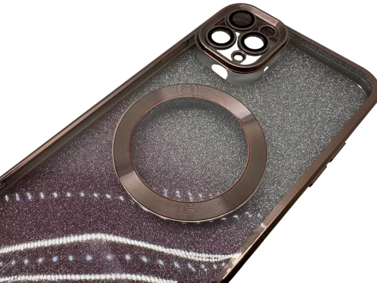 OBUDOWA CASE IPHONE 11 PRO MAX ZE SZNURKIEM RÓŻOWE ZŁOTO