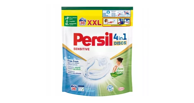 KAPSUŁKI DO PRANIA PERSIL 4 IN 1 DISCS SENSITIVE 38 SZTUK DO BIAŁEGO