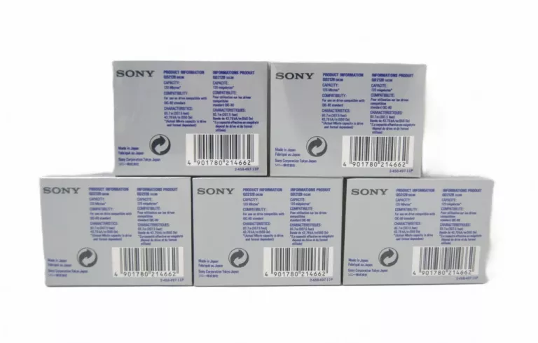 SONY QD2120 QIC80 MINI DATA CARTRIDGE 120MB (5 SZTUK)