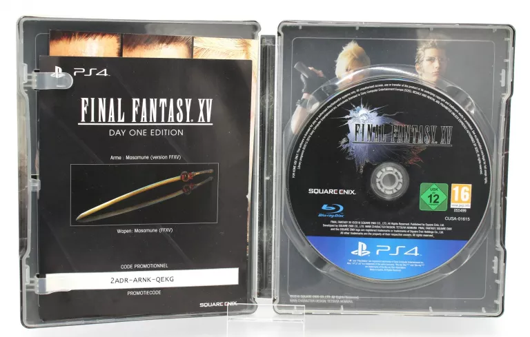FINAL FANTASY XV 15 DAY ONE EDITION PS4