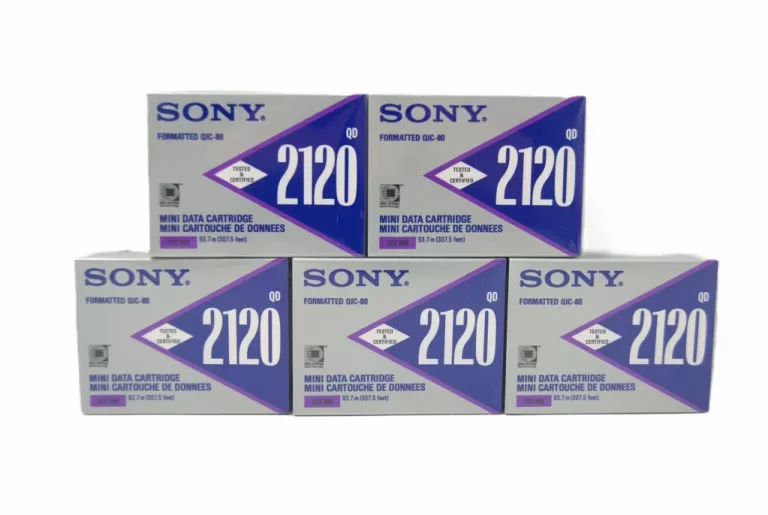 SONY QD2120 QIC80 MINI DATA CARTRIDGE 120MB (5 SZTUK)