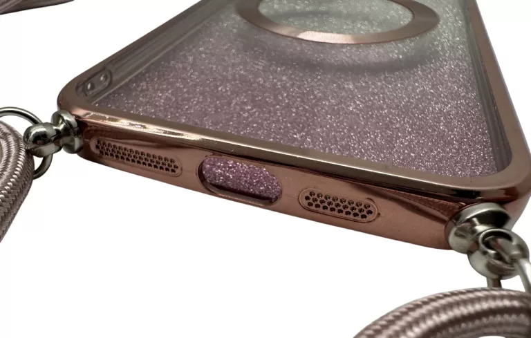 OBUDOWA CASE IPHONE 11 PRO MAX ZE SZNURKIEM RÓŻOWE ZŁOTO