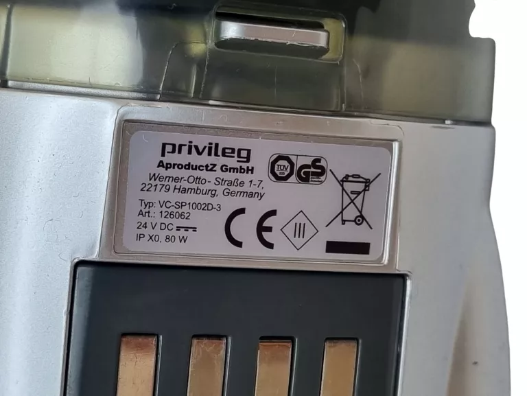 ODKURZACZ PIONOWY PRIVILEG VC-SP1002D-3 /KOMPLET