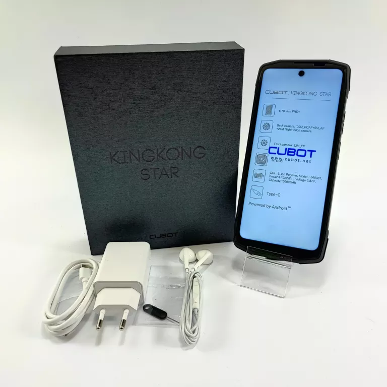 SMARTFON CUBOT KING KONG STAR 12 GB / 256 GB CZARNY