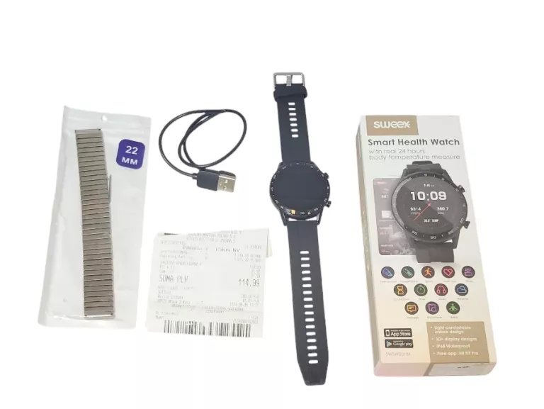 SMART HEALTH WATCH SWEEX SWSW001BK - GWARANCJA!!