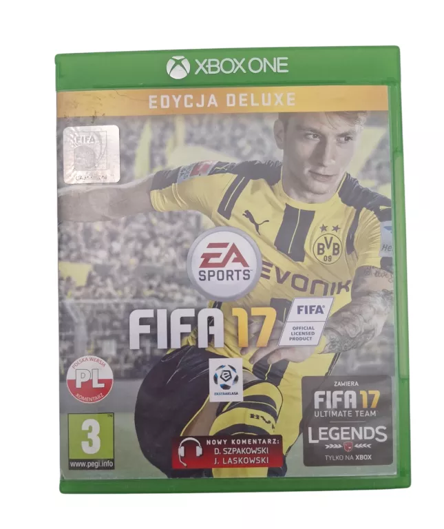 GRA FIFA 17 EDYCJA DELUXE PL XBOX ONE