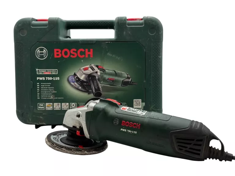 SZLIFIERKA KĄTOWA BOSCH PWS 750-115 750W