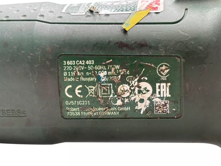 SZLIFIERKA KĄTOWA BOSCH PWS 750-115 750W